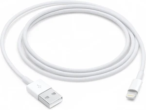 Apple Lightning to USB Cable 1m White Data Transfer Durable Cable 2 Pack New - Picture 1 of 4