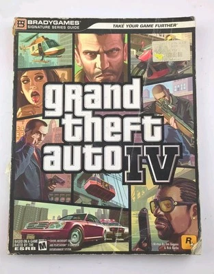 Grand Theft Auto IV GTA BradyGames Strategy Guide Book No Map/Poster Rockstar - Image 1 of 4