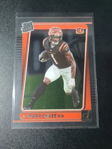 Ja'Marr Chase - Clearly Donruss Football 2021 - Bengals - Rated Rookie - Bild 1 von 2
