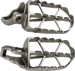 Moose ND Series Footpegs Silver fits Honda CRF 450/CRF 250/CR125R/CR250R - Picture 1 of 1