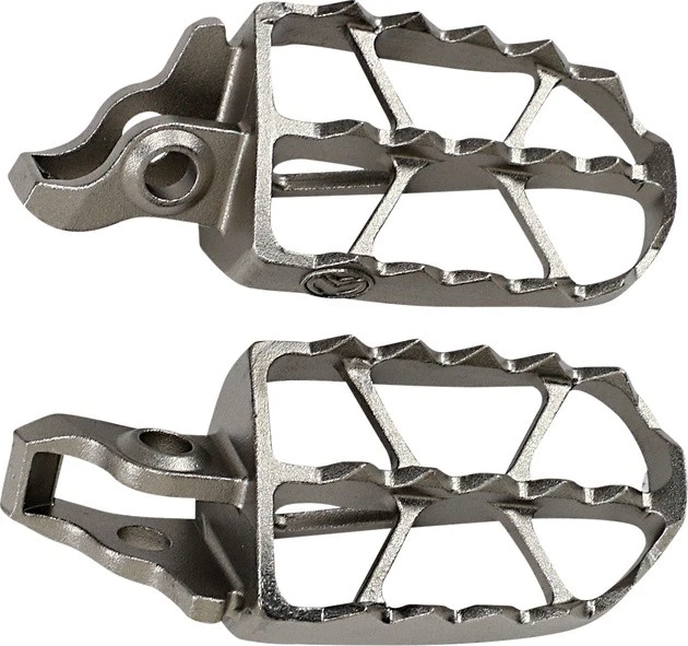 Moose ND Series Footpegs Silver fits Honda CRF 450/CRF 250/CR125R/CR250R - Image 1 of 1
