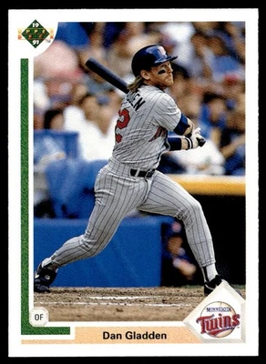 1991 Upper Deck Dan Gladden Minnesota Twins #659 - Image 1 of 2