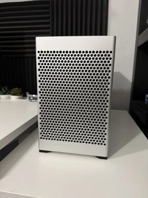 Ncase M2 Grater Silver Flatpack Case Kit + Extra Fan Bracket + Angled 8mm Feet - Image 1 of 3