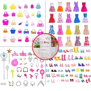 1-50 un. Barbie Muñeca Vestido Ropa Trajes Moda Ropa Zapatos Vestir - Imagen 1 de 21