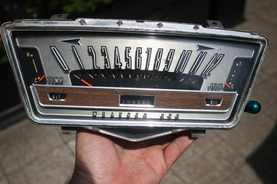 63 1963 AMC Rambler Vintage 120 MPH velocímetro y grupo de medidores Foto 1 de 4