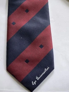 Elite Ege Üniversitesi Turkey Men’s Necktie Tie Blue Red Stripe Blue Diamonds - Bild 1 von 4