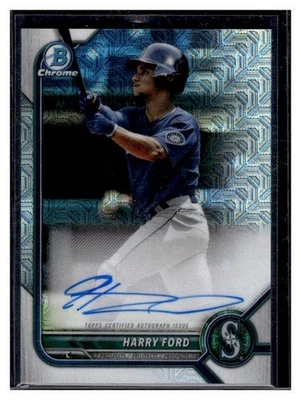 2022 Bowman Mega Box Chrome Mojo Autographs Harry Ford #BMA-HF RC AUTO - Image 1 of 2