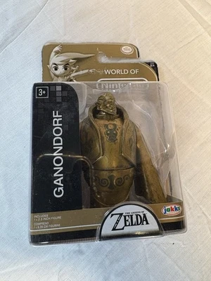 2,5" GANONDORF GOLD TROPHY Legend of Zelda World of Nintendo Jakks - Imagem 1 de 4