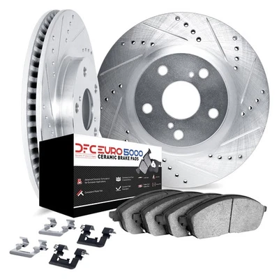 For BMW M3 2006 DFC 7612-31051 EURO-KIT 5000+ Drilled & Slotted Front Brake Kit Foto 1 de 3