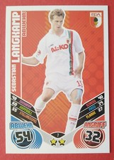 TOPPS Sebastian Langkamp FC Augsburg Bundesliga 2011/12 Match Attax Trading Card