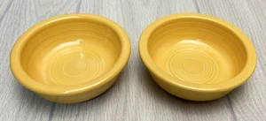 Fiesta Bowl 4.75" Fruit Dessert Original Yellow HLC Homer Laughlin - Lot of 2 - Picture 1 of 5