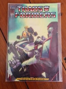 Transformers Infiltration #1 Signed Furman/Wildman Certificate of Authenticity
