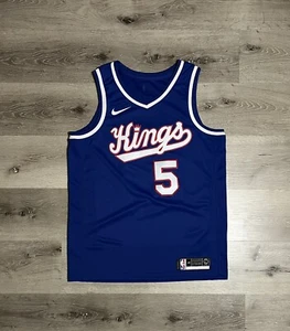 Maglia Nike Sacramento Kings De’Aaron Fox Hardwood Classics HWC taglia 48 Large NBA - Foto 1 di 5