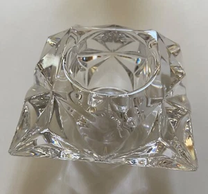 Lead Crystal Candle Holder - Picture 1 of 3