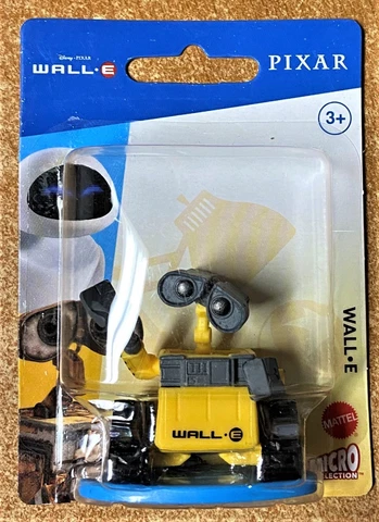 Mattel Micro Wall-E 2.75" Wall-E Figurine, Cake Topper Cover