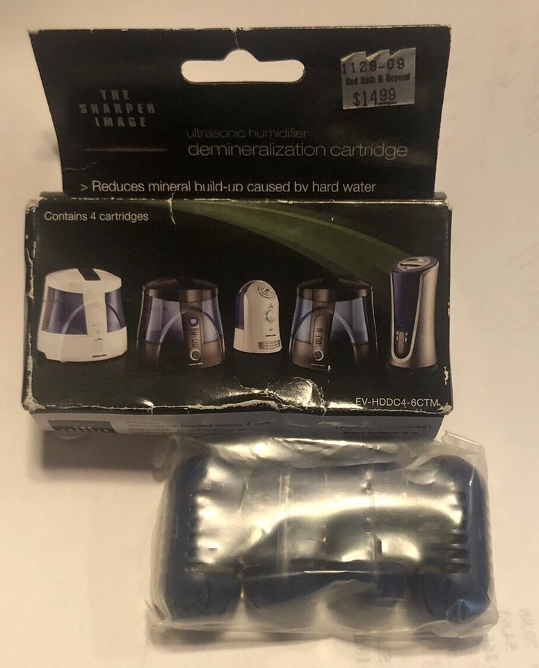Sharper Image Humidifier Cartridges EV-HDDC4-6CTM Ultrasonic Demineralization - Image 1 of 4