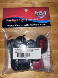 Custom Dynamics Light Antenna Hole Red Back 2040-1693 - Picture 1 of 3
