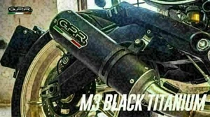 GPR EXHAUST SUZUKI Gsx-S 1000 2015/16 e3 HOMOLOGATED  SLIP-ON EXHAUST M3 BLACK T - Bild 1 von 8