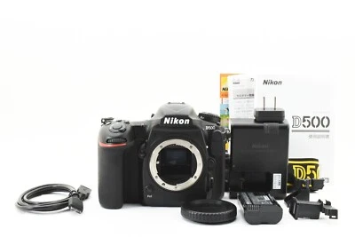 Nikon D500 20.9 MP Digital SLR Camera Black w/Strap F/S Body From JAPAN [ Exc++] - Image 1 of 4