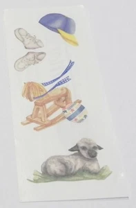 CREATIVE MEMORIES BABY BOY ITEMS STICKER STRIP BN &NLA - Picture 1 of 1