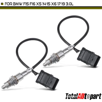New 2Pcs O2 Oxygen Sensor for BMW  X6 2017-2019 X5 2014-2015 L6 3.0L Downstream - Image 1 of 4