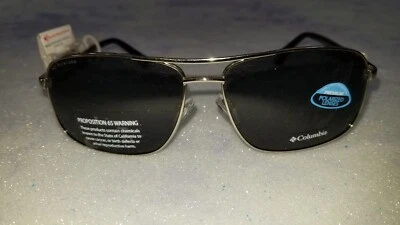 Nuevo con etiqueta COLUMBIA marco de metal con bisagras de resorte brazos GAFAS DE SOL 100% POLARIZADAS Foto 1 de 4