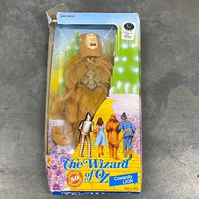 Figura de acción vintage 1988 El Mago de Oz 50 aniversario León Cobarde #8875 Foto 1 de 4