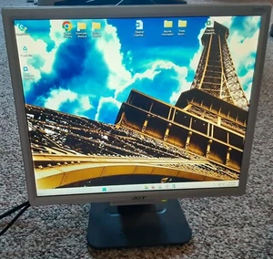 Acer AL1916 19" DVI 1280 x 1024 D-Sub, DVI LCD Monitor - Picture 1 of 9