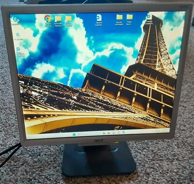 Acer AL1916 19" DVI 1280 x 1024 D-Sub, DVI LCD Monitor - Image 1 of 4