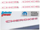 CHEROKEE Emblem Overlay Decals for 2014-2023 Jeep Cherokee
