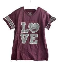 COLOSSEUM Girls Montana Grizzlies Pixie Short-Sleeve T-Shirt, Maroon - Picture 1 of 13