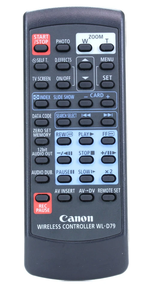 Canon WL-D79 Télécommande d'origine pour Caméscope Video 8  (Réf#F-020) - Image 1 of 1