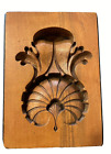 CIRCA 1800s ANTIQUE Wood block Pattern Mold  Plaster Cast Gesso Mold Frames Art