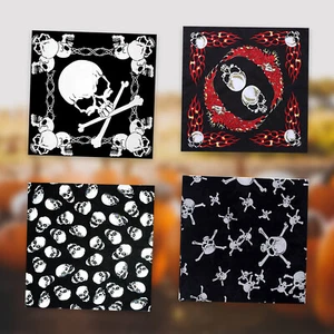 Bandana unisex para hombres y mujeres 100 % algodón envoltura pirata - Imagen 1 de 24