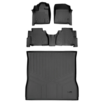 SMARTLINER Floor Mats Cargo Liner 2008-2011 Toyota Sequoia (2nd Row Bench Seats) - Image 1 of 4