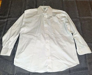 VF Imagewear Men's Long Sleeve Dress Shirt Solid White Button Down - Picture 1 of 10