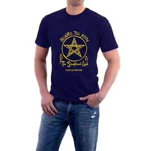 BARGAIN OFFER Mens Medium Slaughtered Lamb T-shirt Beware the Moon Tee Sillytees - Picture 1 of 3