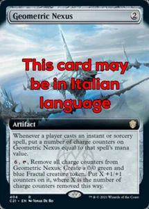 MTG GEOMETRIC NEXUS EXC - FULCRO GEOMETRICO - C21 X - MAGIC - Picture 1 of 1