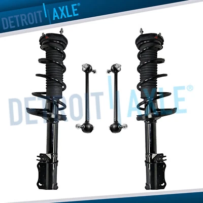 Puntales traseros de 4 piezas con eslabones de resorte y barra estabilizadora para Toyota Camry Lexus ES300 2002 2003 Foto 1 de 4