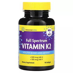 Full Spectrum Vitamin K2, 90 Softgels - Picture 1 of 2