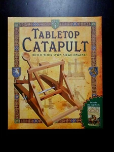 Tabletop Katapult Bauen Sie Ihre eigene Belagerungsmaschine Buch & Holzspielzeug  - Bild 1 von 6