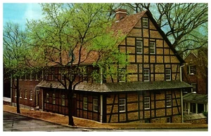 Winston Salem NC The Single Brothers House Posted 1980 Vintage Chrome Postcard - Picture 1 of 3