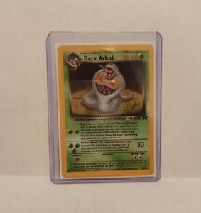Holographic Dark Arbok 2/82 Team Rocket 1999-2000 WOTC PSA8? Pokemon Card