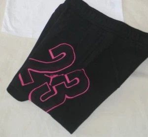 AIR JORDAN JUMPMAN NIKE LITTLE GIRLS BLACK FLEECE ATHLETIC SPORT SHORTS 5 6 NEW - Picture 1 of 2