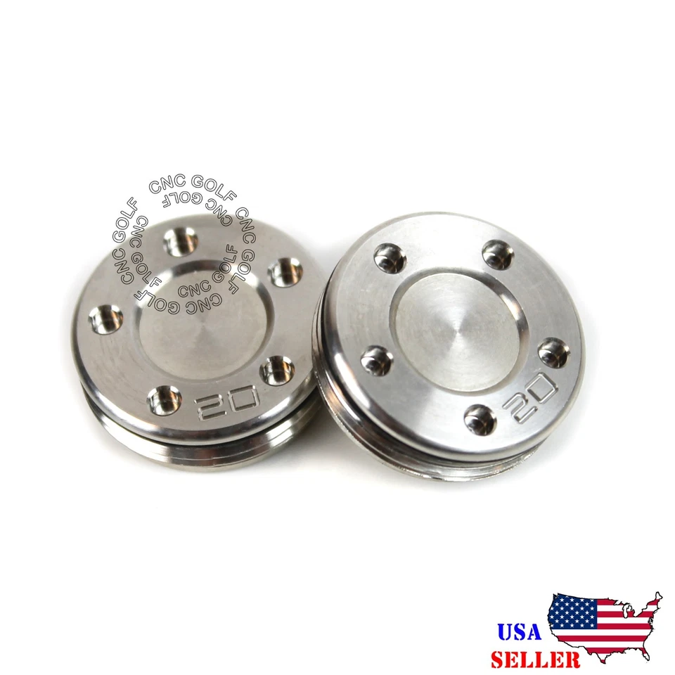 CNC GOLF 2x 10g ~ 40g set of weights For Scotty Cameron Putter SPECIAL SELECT Unpainted