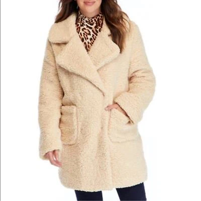 C&C California faux fur coat medium NWT - Image 1 of 4