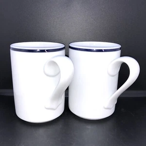 Dansk BISTRO Christianshavn (2) Tall 4 1/8" Coffee Mug Cup Portugal MCM - Picture 1 of 12