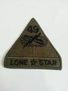 Patch originale non emessa militare eccedenza Texas 49a divisione corazzata - sottomessa - Foto 1 di 2