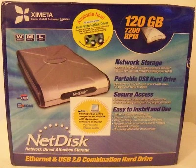 Ximeta 120GB External 7200RPM (NDU10-120) HDD - Image 1 of 4