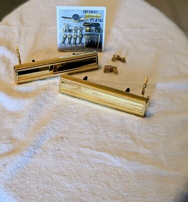 Manijas de 2 puertas chapadas en oro 24k para Chevrolet S10 82-94, caja Caprice 80-90  Foto 1 de 2
